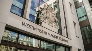 Westminster Magistrates Court building in London, UK.