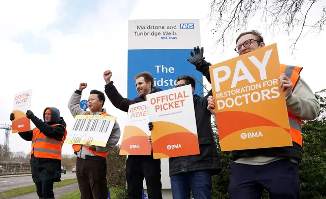 Junior doctors have already been on strike for three days