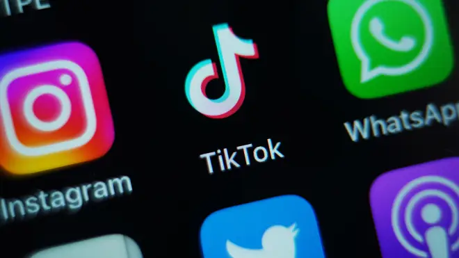 TikTok app on mobile phone