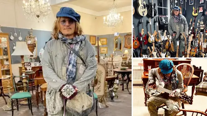 Staff at an antiques shop in Lincolnshire were left in shock after Hollywood star Johnny Depp made a surprise visit earlier this month, arriving via helicopter.