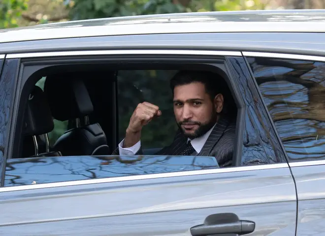 Amir Khan after the trial of his watch thieves