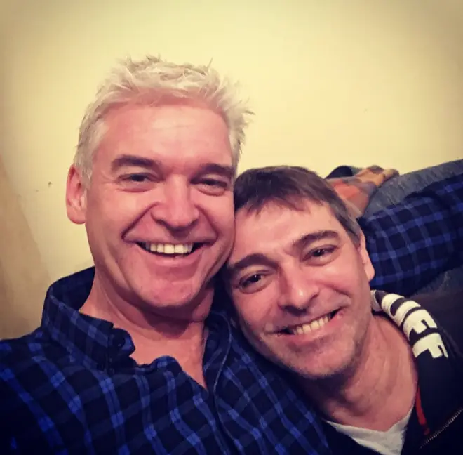 Phillip Schofield's younger brother Timothy (right) sexually abused a teenage boy over three years before confessing some of his crimes to the presenter, a court has heard.