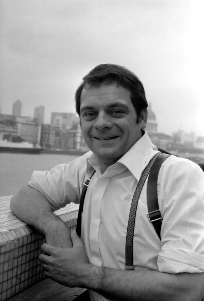 David Jason poses in London in the 1970s