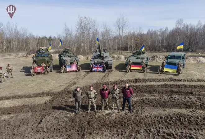 British Challenger II tanks have arrived in Ukraine ahead of a possible Spring offensive