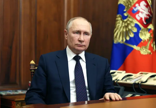 The exercises are likely to be seen as a show of strength by Vladimir Putin