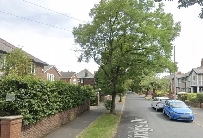 Fulwood Drive in Preston, where the toddler died