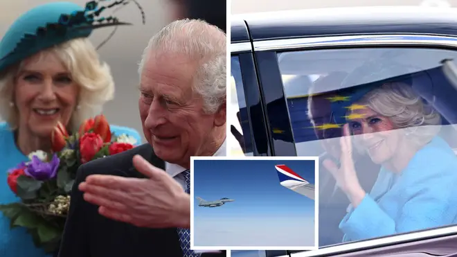 King Charles and Camilla arrived in Germany for a state visit