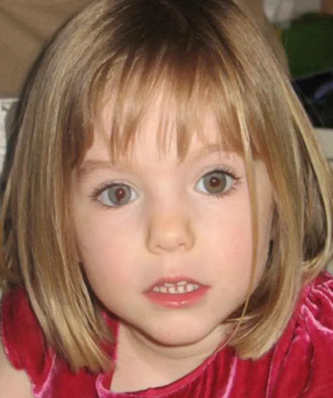 Madeleine McCann who vanished in 2007