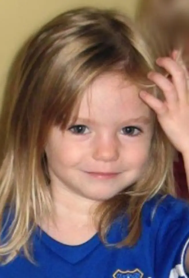 Madeleine McCann who disappeared in 2007
