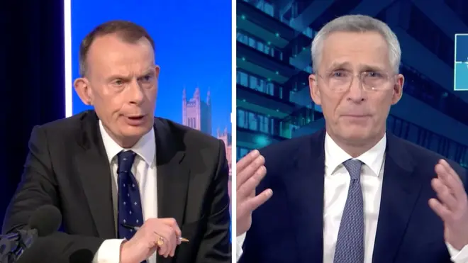 Nato&squot;s Secretary General has tonight said backing down to Putin would "make the world more dangerous" as he admits warming Russia-China relations have to be taken "very seriously".