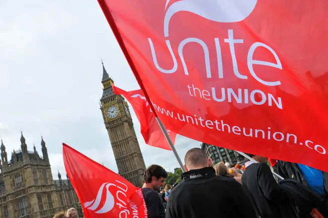 Unite the Union represent staff at Heathrow Airport who have gone on strike today.