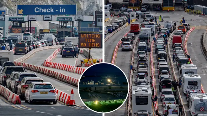 Port of Dover has warned of long queues (stock images)