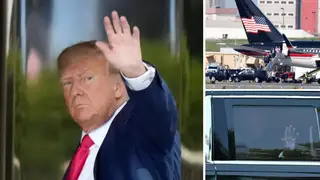 Trump has arrived in NYC