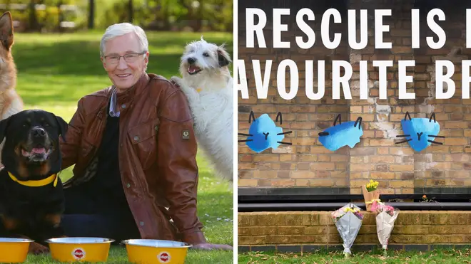 Paul O'Grady expressed his 'joy' at returning to Battersea Dogs and Cats Home in interview filmed shortly before his death