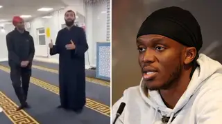 KSI was seen in a mosque