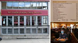 Many staple items have increased across the Wetherspoons menu