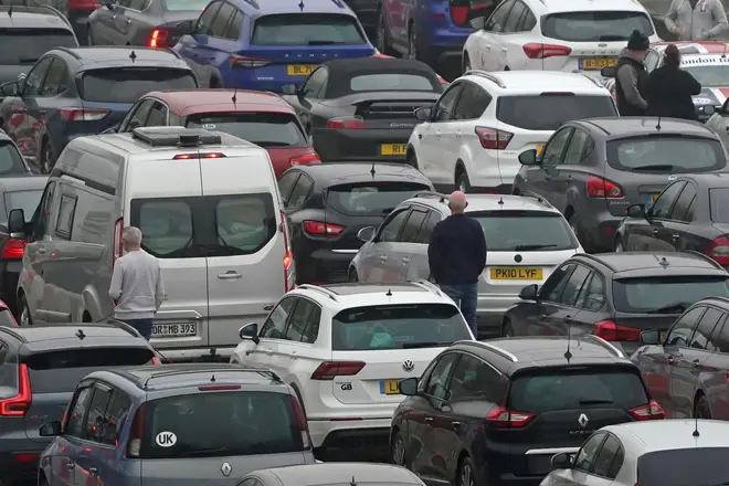 Traffic has been backed up at the Port of Dover in recent days