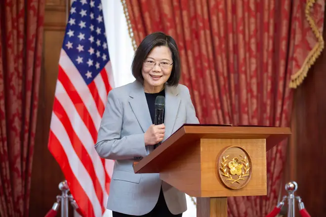The incursions come after Taiwan's President Tsai Ing-wen visited the US