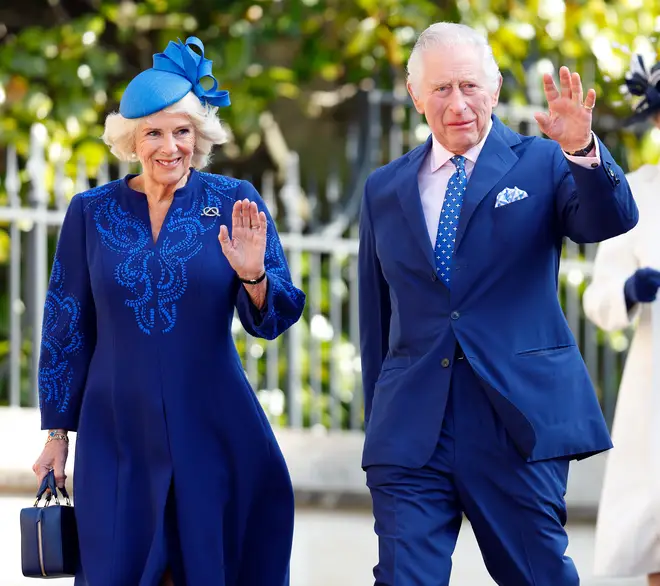 Invitations to the event confirmed that Queen Consort Camilla (left) will be referred to as Queen Camilla after Charles is formally crowned.