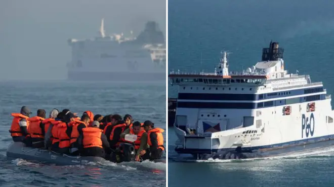 The ferry was ordered to stand aside for the migrants
