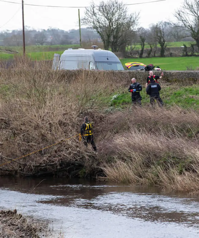 Footage shared to social media by YouTuber Maria Solarz was shot close to the spot where mother-of-two Bulley disappeared