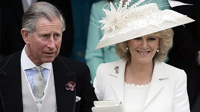Camilla Parker-Bowles and Charles's wedding day