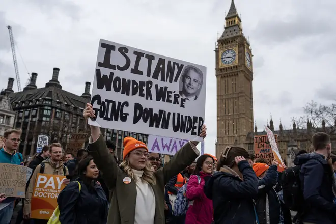 Junior doctors stage strike action