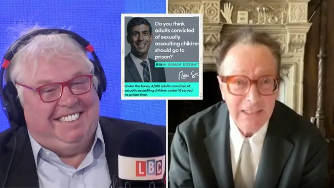 Lord Saatchi spoke with Nick Ferrari on negative advertising during election campaigns