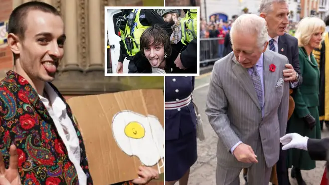 A student who threw eggs at King Charles during a walkabout in York has been found guilty of threatening behaviour.
