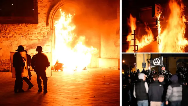 Violence has erupted on the streets of France once again