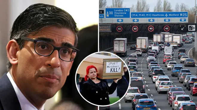 Rishi Sunak scraps plans to build fourteen smart motorways citing a lack of public trust