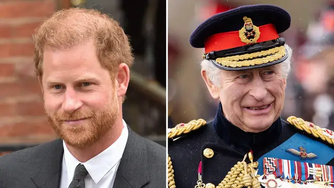 The King and Prince Harry had a heart-to-heart