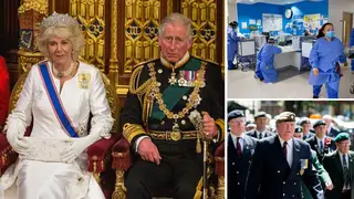 Thousands of Armed Forces veterans and NHS workers will watch King Charles III’s coronation in front of Buckingham Palace.