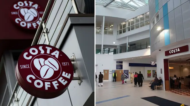 Costa coffee charges an additional 10p for drinks in all of its hospital branches.