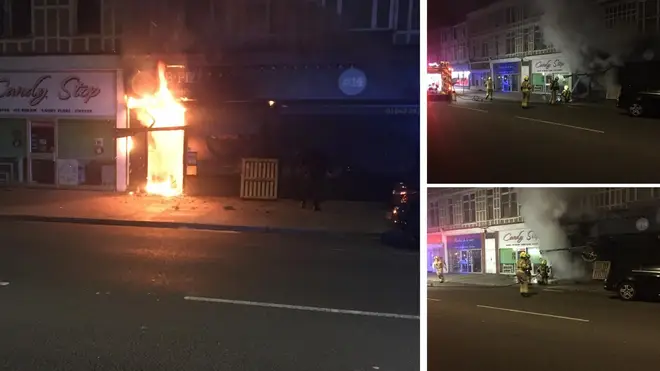The Margate pizza restaurant was victim to an arson attack October last year.