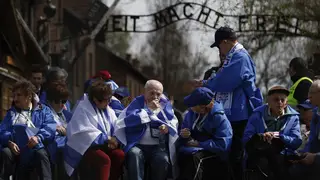 APTOPIX Poland Holocaust Remembrance