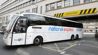 National Express coach sales boosted by rail strikes
