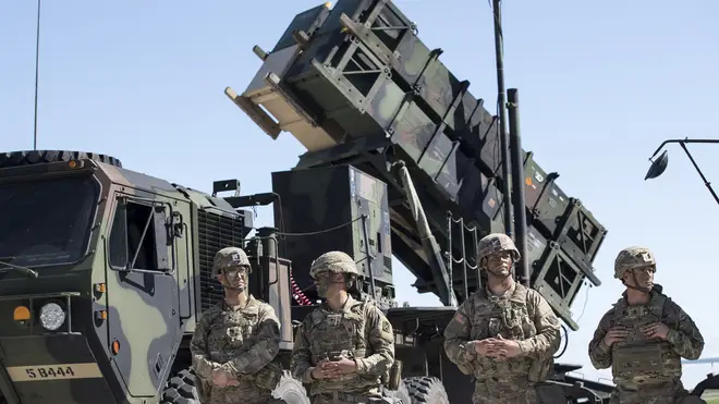 American-made Patriot missile systems have been delivered to Ukraine (Mindaugas Kulbis/AP)