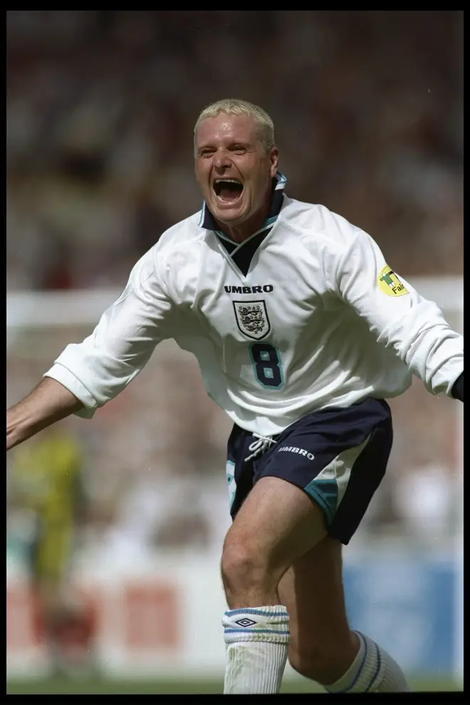 Paul Gascoigne in his playing days