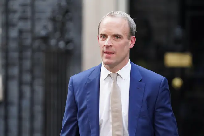 Dominic Raab has resigned from his posts as justice secretary and deputy PM