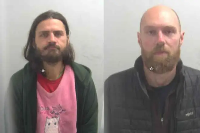 Decker (left) and Trowland have been jailed
