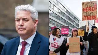 Steve Barclay is taking strike action
