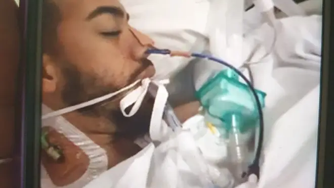After being taken to hospital, Daniel spent 25 days in a coma