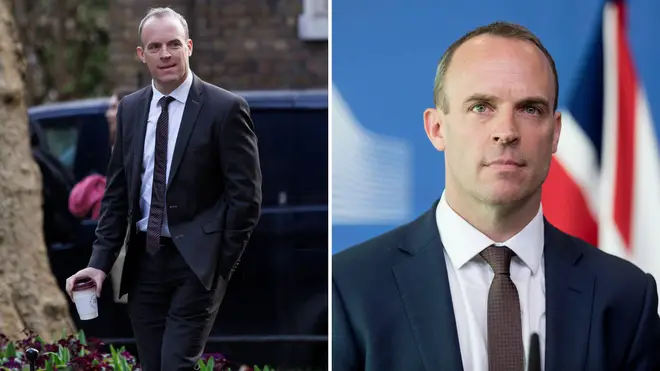 Dominic Raab slammed the report on his behaviour in the civil service