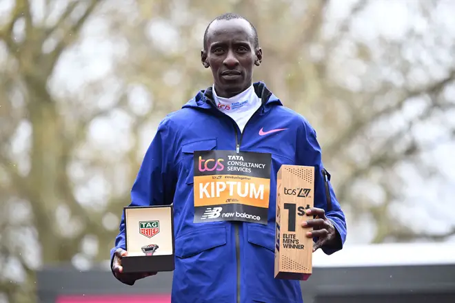 Kiptum set a new record time for the race, but missed out on the world record by 18 seconds.