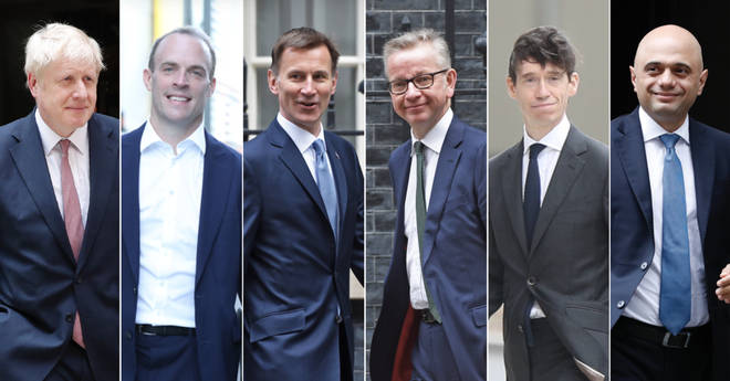 The remaining six candidates in the Conservative Party leadership contest