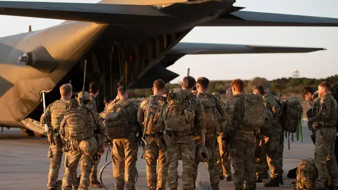 Forces deployed to Cyprus in support of the FCDO Non-combatant Evacuate Operation.