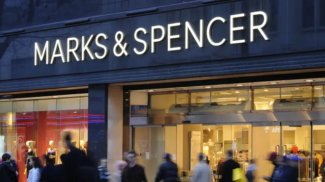 Marks & Spencer Christmas trading