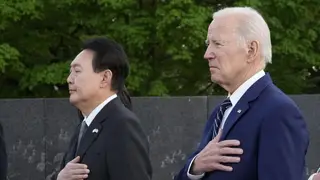 US president Joe Biden and South Korea’s president Yoon Suk Yeol