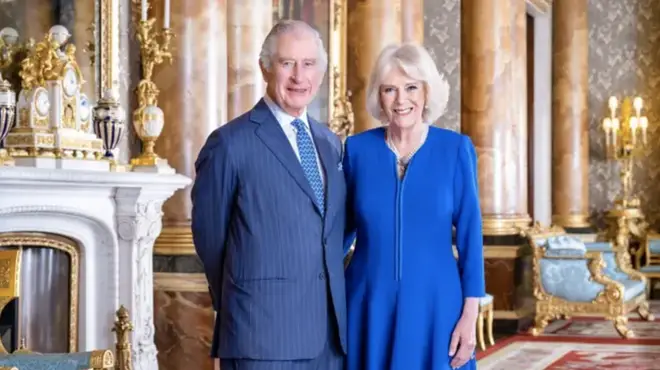 A new portrait of King Charles and Queen Consort Camilla